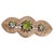 Antique Yellow & White Gold Peridot Brooch For Sale - Image 9 of 9