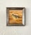 Contemporary Golden Sweet by Robin Hextrum | Oil On Linen Panel Still life of a wrapped candy on a wooden surface. For Sale - Image 3 of 5