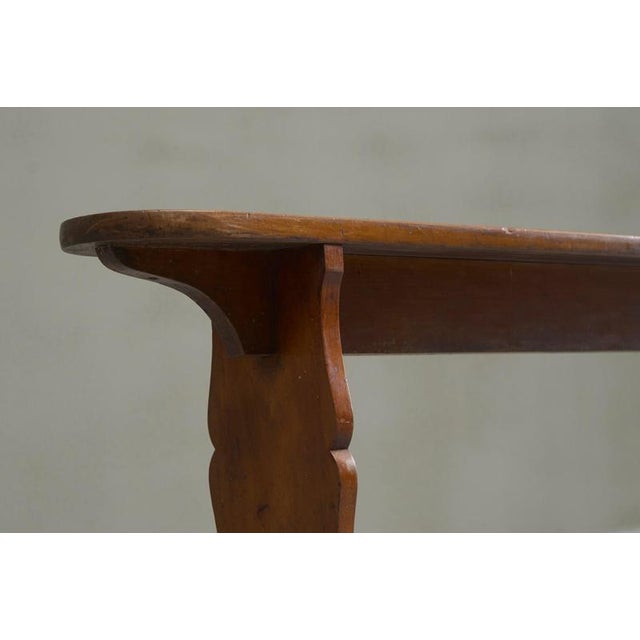 European Provincial Sculptural Bench in Wood, 1900s For Sale - Image 6 of 11