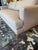 Wood SVN Interiors Bespoke Tailored Taupe With Oak Wood Sofa For Sale - Image 7 of 12
