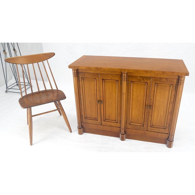 Two Drawers Two Draws Empire Revival Server Credenza Sideboard Cabinet MINT For Sale - Image 14 of 18