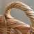 Vintage French-Style Basket W/ Twisted Rim and Double Handles For Sale - Image 9 of 12