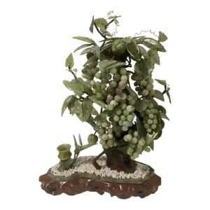 Mid 20th Century Italian Venice Style Glass Grape Vine Tree Sculpture
