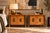Exceptional pair of vintage Carpathian elm burl and brass floating nightstands confidently attributed to William Doezema...