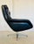 Mid-Century Danish Black Leather Swivel Chair by Bramin from Bramin For Sale - Image 11 of 18