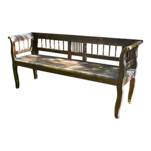 19th Century Pine Country Settee