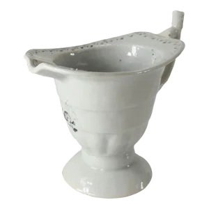 19th Century Chinese Export Porcelain Helmet Creamer Pitcher