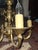 Traditional 1990s French Empire Style 6 Arm Solid Brass Chandelier For Sale - Image 3 of 8