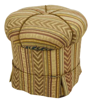 Art Deco Ottoman by Friedrich Otto Schmidt, Vienna, 1925