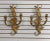 Gold Pair French Style Gold Gilt Metal Candelabra Sconces For Sale - Image 8 of 8