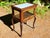 Traditional Antique Solid Oak Vitrine Cabinet Serving Bar Tea Cart Trolley For Sale - Image 3 of 18