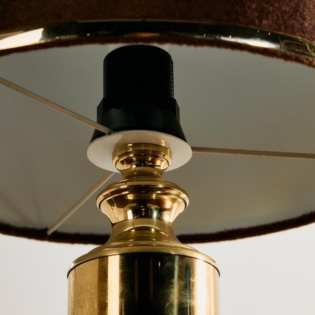 1970s Brass Table Lamp, 1970s For Sale - Image 5 of 9