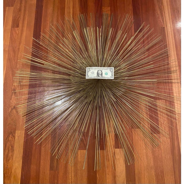 Mid-Century Modern Vintage 1960s Curtis Jere Sunburst Wall Sculpture For Sale - Image 3 of 6