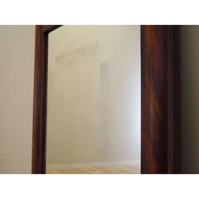 Danish Mirror with Wooden Frame, 1970s For Sale - Image 13 of 15
