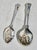 Mid-Century Modern Sheffield Set of Berry Spoons Circa 50s -Set of 2 For Sale - Image 3 of 5