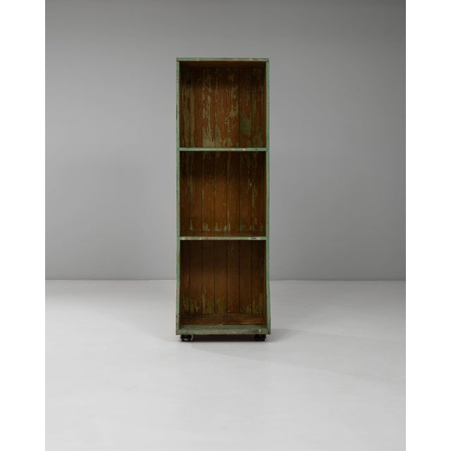 Mid 20th Century French Wood Patinated Bookshelf For Sale - Image 16 of 18