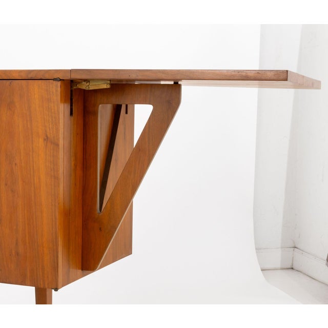 Brown Arne Vodder Attributed Teak Sideboard For Sale - Image 8 of 13
