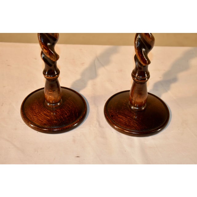 Pair of Late 19th Century Candlesticks For Sale - Image 4 of 7