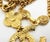 1990s 1990s Chanel Vintage Gold Plated CC Textured Pendant Double Chain Long Necklace For Sale - Image 5 of 5