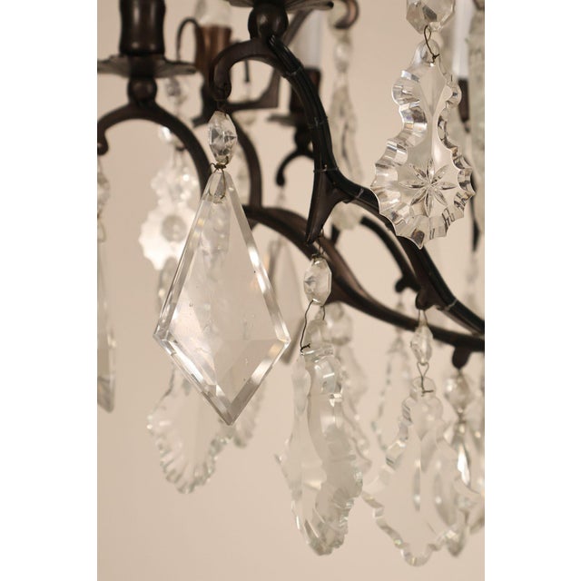 Versailles Style Crystal And Bronze Chandelier For Sale In Philadelphia - Image 6 of 18