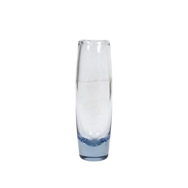 Blue Vintage Danish Rondo Glass Vase by Per Lütken for Holmegaard, 1950s For Sale - Image 8 of 8
