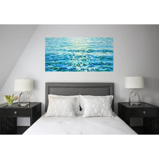 Fabulous Gentle Sea.Modern Original Painting. For Sale - Image 10 of 12