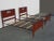 Mid 20th Century Vintage Twin Size Sleigh Mahogany Beds, Pair For Sale - Image 10 of 11
