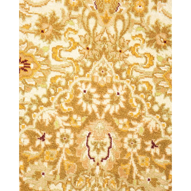 Traditional Mogul, One-of-a-Kind Hand-Knotted Area Rug - Ivory, 4' 8" x 7' 2" For Sale - Image 3 of 8