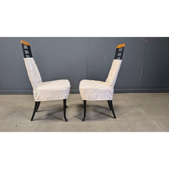 Vintage Dining Chairs from Giorgetti, 1970s, Set of 6 For Sale - Image 4 of 15