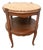 Round Louis XV Style Side Table in Patinated Beechwood For Sale