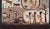African Vintage African Tapestry With Tribal Village, Wildlife and Hunting Scene For Sale - Image 3 of 15