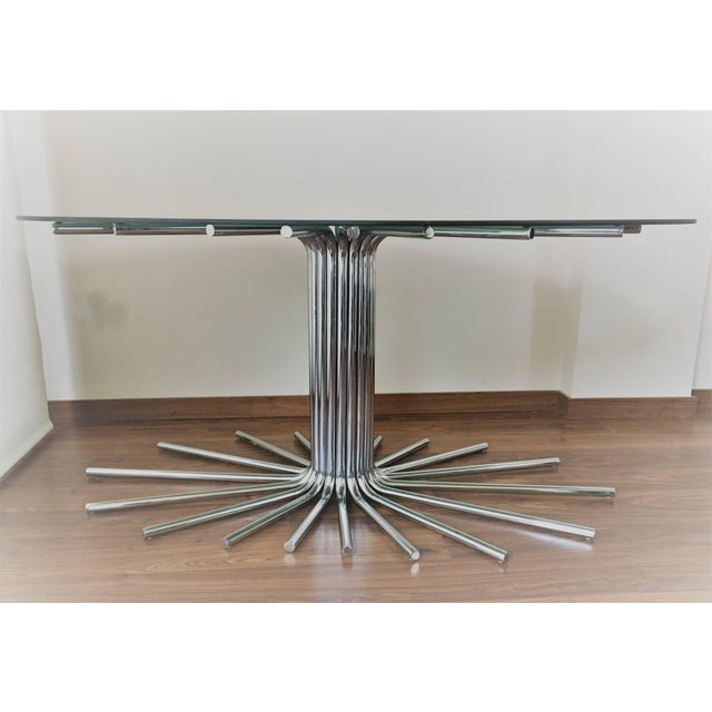 1950s Italian Fume' Glass Top Dining Table in the Manner Gastone Rinaldi For Sale - Image 16 of 18