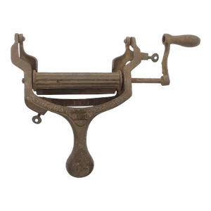 Antique Cast Iron White Mop Wringer Co. Washing Machine Part