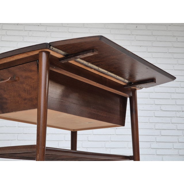 Vintage Danish Foldable Coffee Table, 1950s For Sale - Image 9 of 18