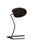 John Salterini Vintage Black Salterini Lilly Pad Table For Sale - Image 4 of 6