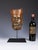 Polychrome Carved Bishop Bust, Continental Ecclesiastical Fragment, 1790, Limewood For Sale - Image 13 of 18