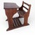 Brown Antique Pine School Desk with Attached Bench For Sale - Image 8 of 10