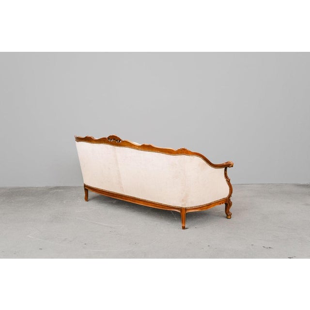 Baroque Baroque Style Sofa in Solid Wood, 20th Century For Sale - Image 3 of 18