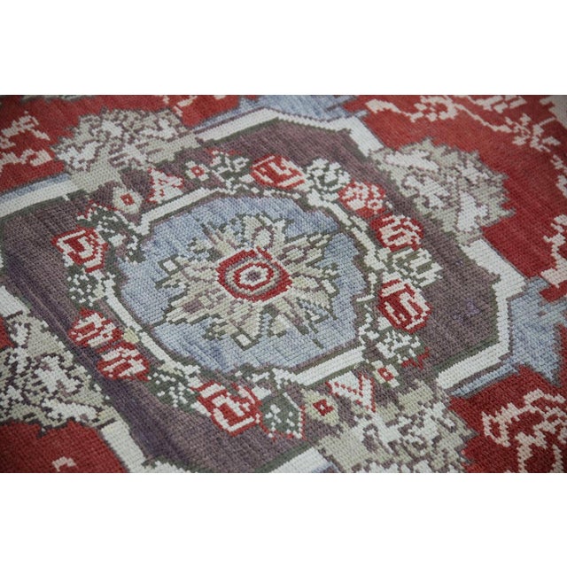 Turkish Oriental Hand Knotted Rug Turkish Anatolian 4'9" x 8'3" For Sale - Image 3 of 6