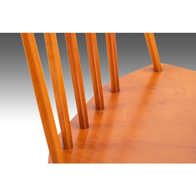 Brown Circa 1960s Folke Palsson for FDB Møbelfabrik Model J 77 'Farmhouse' Teak Chair For Sale - Image 8 of 12