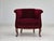 Danish Lounge Chair in Velour & Beech, 1950s For Sale - Image 6 of 18