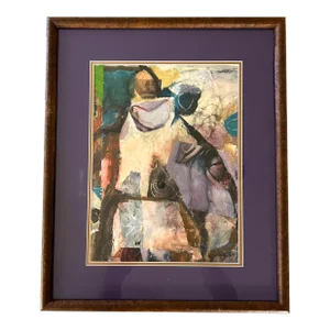 After Glow By, Ellen Reinkraut Mixed Media, Framed