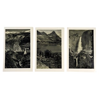 Vintage Yosemite Menus by Ansel Adams - Set of 3 For Sale