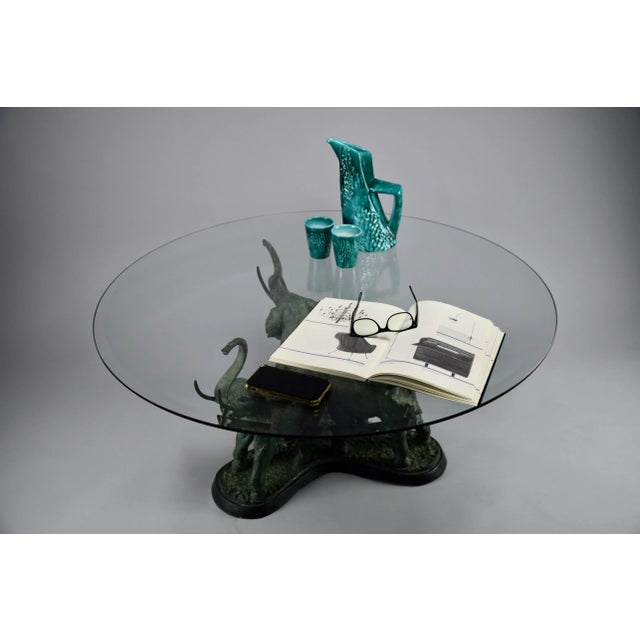 Step into a world of timeless glamour and exotic sophistication with this exquisite 1970s hollywood regency brass...