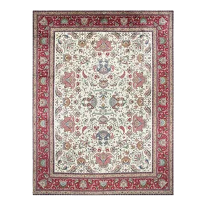 1960s Old Persian Tabriz Area Rug 11x15