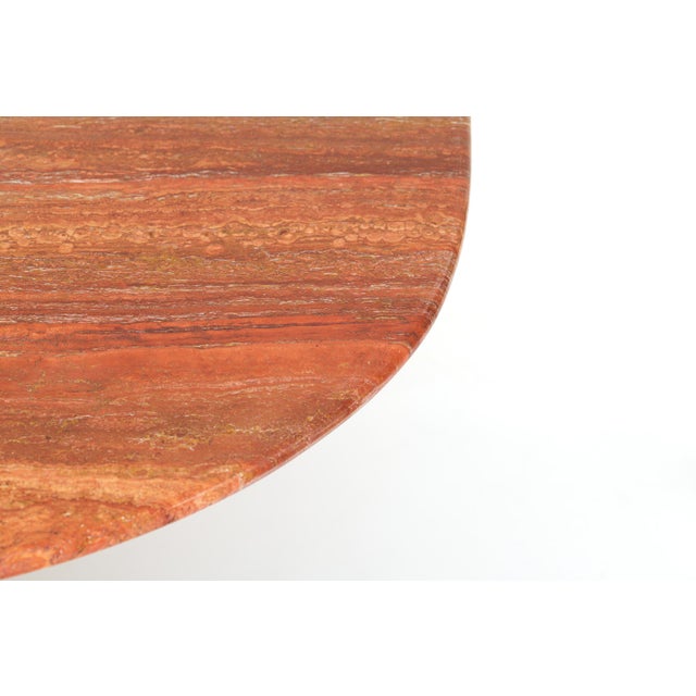 Red Tobia Dining Table in Red Traverine by Afra and Tobia Scarpa for B&B Italia, 1970s For Sale - Image 8 of 11
