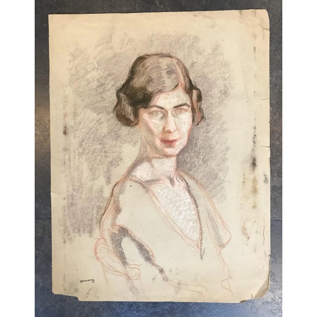 Painter born in 1883. Died in 1956. This piece has an attribution mark, I am sure that it is completely authentic and take...