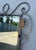 Wood 1980s Full Length Metal Mirror With Scroll Work For Sale - Image 7 of 16