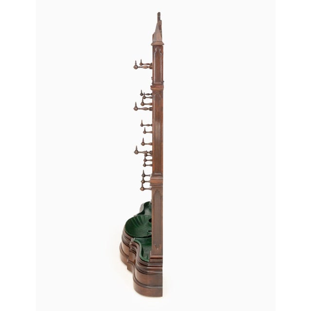 American Gothic Style Rosewood Hall Tree For Sale - Image 14 of 15