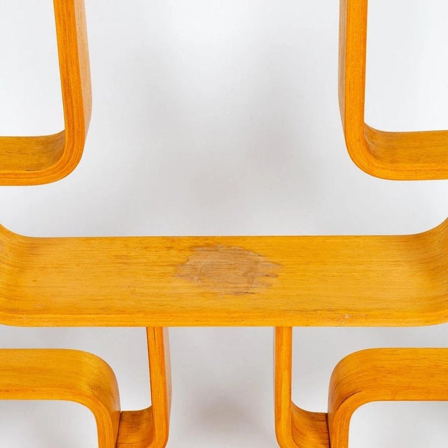 1960s Flower Wall Unit or Room Divider attributed to Ludvik Volak, 1960s For Sale - Image 5 of 9